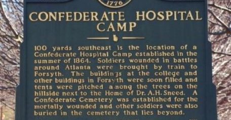 Forsyth GA Confederate Hospital Camp