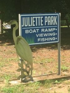 Fishing and Boat Ramp at Juliette Park
